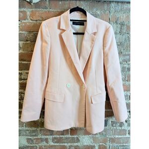 ZARA | WOMAN • Pink Double Breasted Blazer • Ladies Size M